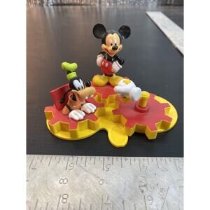 DecoPac Mickey Goofy Clubhouse Cake Topper 4pc Set Moving Parts 2007